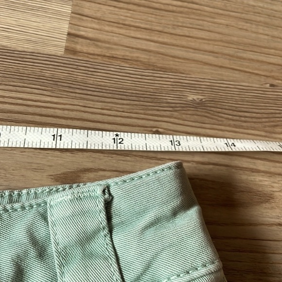 Boden Trousers Pale Green Straight Leg Chino Stretch Cotton Women’s 2P Cropped - Picture 8 of 11